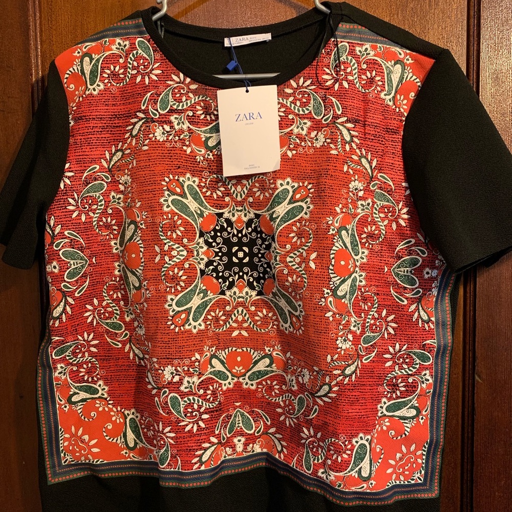 ZARA T-SHIRT W/ DESIGN